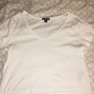 White crop top